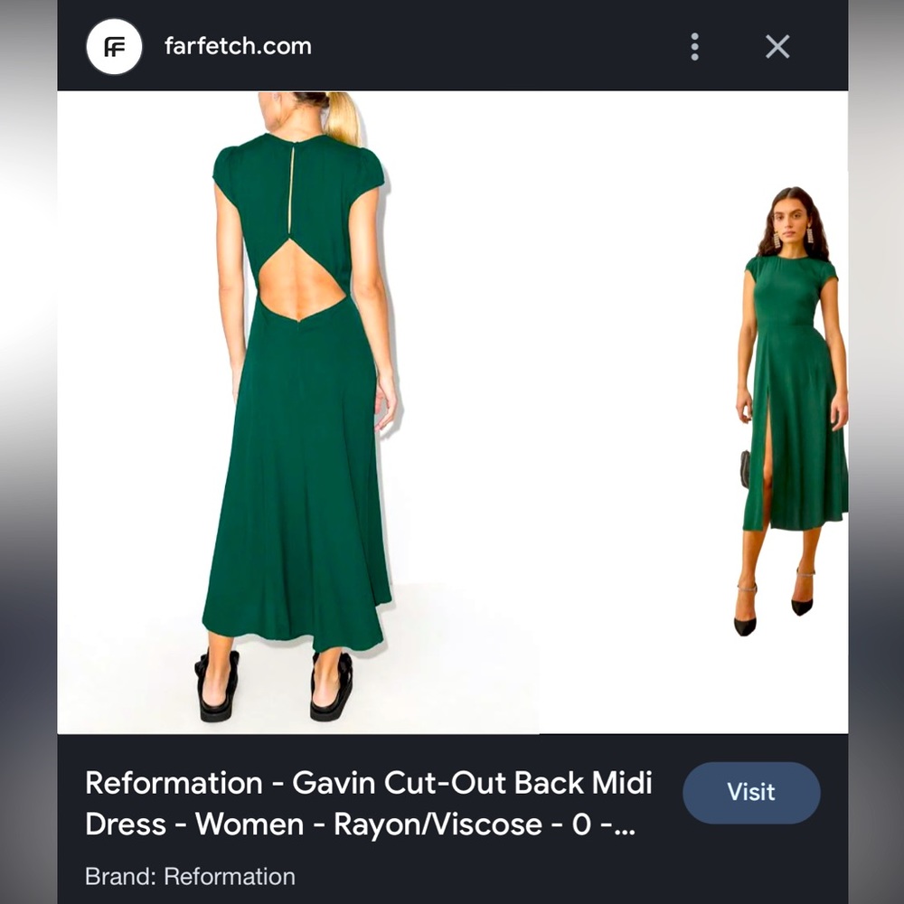 Reformation Gavin Dress - new with tag